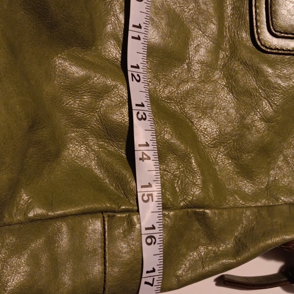HOBO Olive Green Leather Hobo Bag - Picture 12 of 13